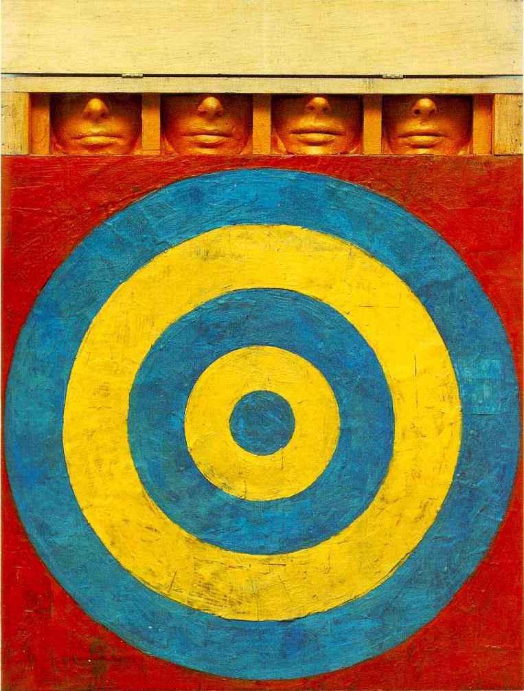 Unknown Artist jasper johns Target with Four Faces
